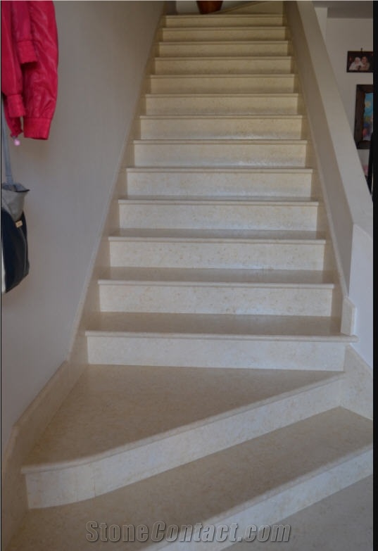Stairs in Marmo Giallo Egiziano