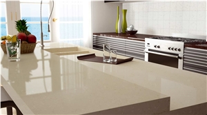 Compac Botticino Quartz Kitchen Countertop