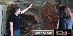 Brazil Exotic Fusion Quartzite Slabs