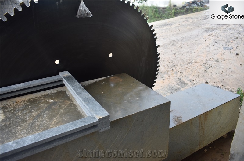 Andesite Stone Flamed Slabs & Tiles, Indonesia Grey Basalt Slabs & Tiles