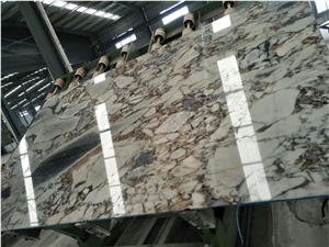 Titanic Storm Marble Slabs, Veins Black & Brown Marble