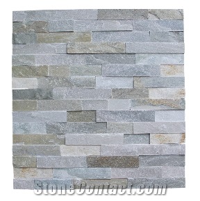 Beige Slate Panel Natural Stone Wall Cladding Ledge Stone