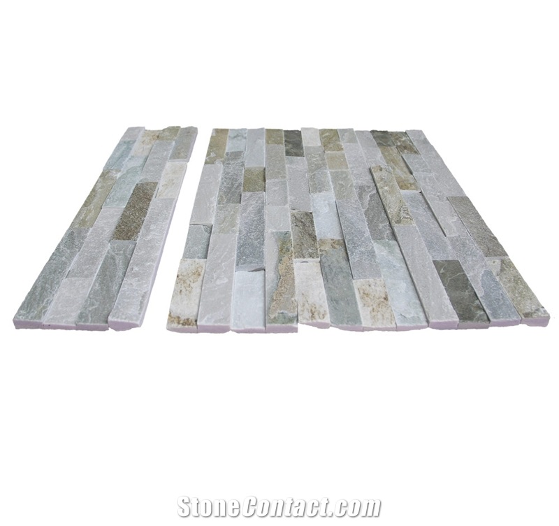 Beige Slate Panel Natural Stone Wall Cladding Ledge Stone