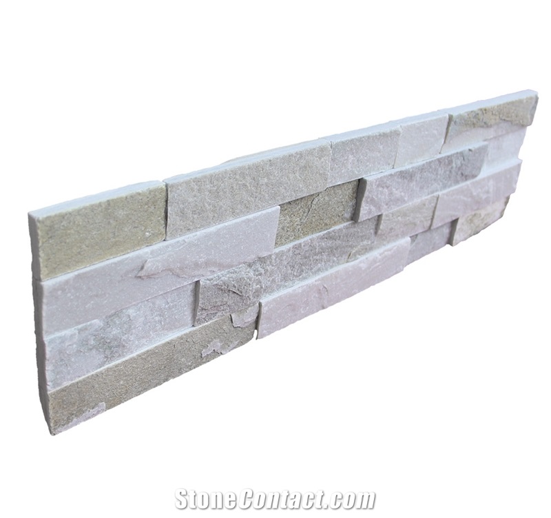 Beige Slate Panel Natural Stone Wall Cladding Ledge Stone