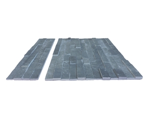 Black Slate Panels Natural Stone Wall Cladding
