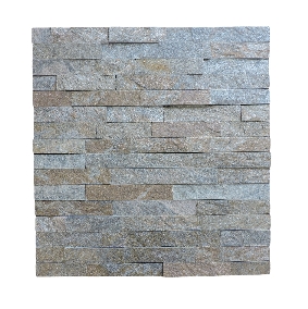 Multicolor Quartz Panel Natural Stone Wall Cladding