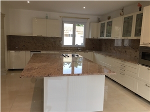 Shivakasi Ivory Granite Kitchen Work Top, Counter Top