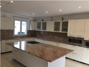 Shivakasi Ivory Granite Kitchen Work Top, Counter Top