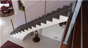 Gris Bleu Noir Des Vosges Granite Stairs & Steps