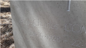 Montpellier Limestone Carved Gravestone