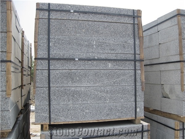 Cheap Price Grey Stone, G341 Granite, Flamed Granite Paving Stone, Kerbstones, Curbs, Curbstone, Paving Sets, China Natural Stone