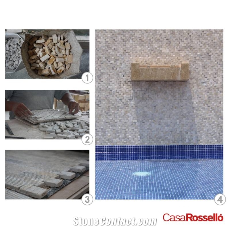 Coliseum Travertine Mosaic