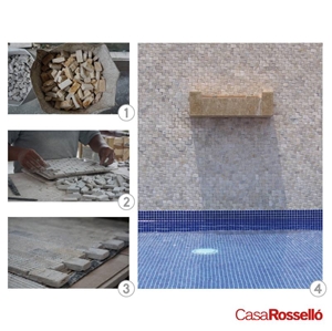 Coliseum Travertine Mosaic