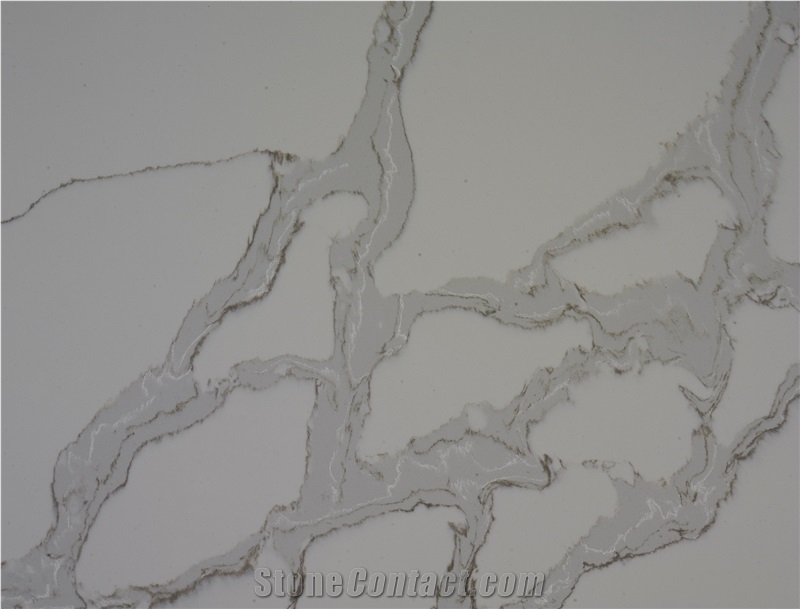 Calacatta Quartz Stone Slabs & Tiles
