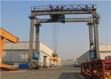 Loading and Unloading 60ton Quayside Rtg Container Gantry Crane