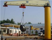 Plant Pillar Mounted Electric Jib Hoist Crane