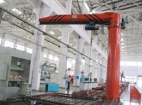 Plant Pillar Mounted Electric Jib Hoist Crane