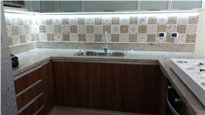Marfil Cielo Granite Kitchen Countertop