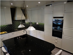 Countertop with Norwegian Granite Emerald Pearl