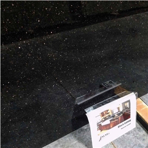 In Stock Black Galaxy Granite Slabs