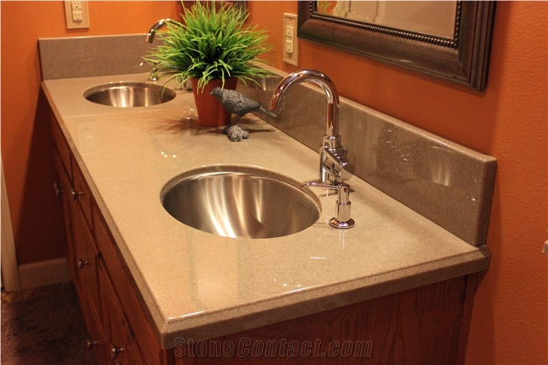 Cultured Granite Engineered Composite Bath Tops
