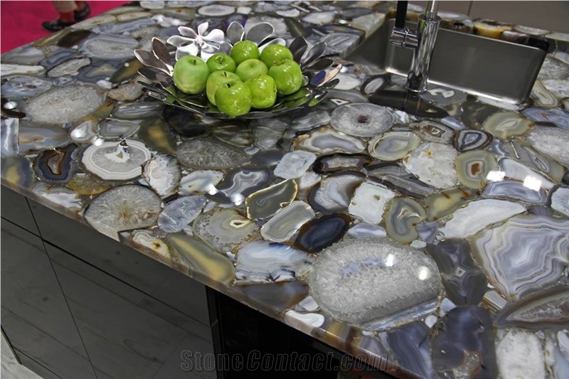 Agathe Semi Precious Stone Countertops