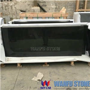 Cheapest Chinese Black Granite Slab Mongolian Black Granite