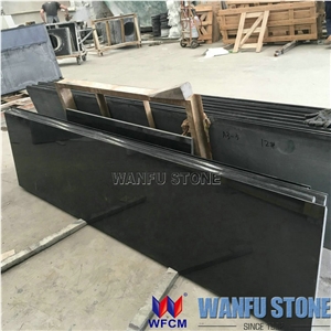 Cheapest Chinese Black Granite Slab Mongolian Black Granite