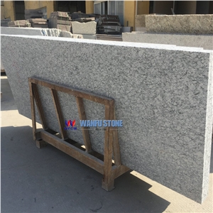 Spray White Granite Countertop,Sea Wave White Polished Granite Stone
