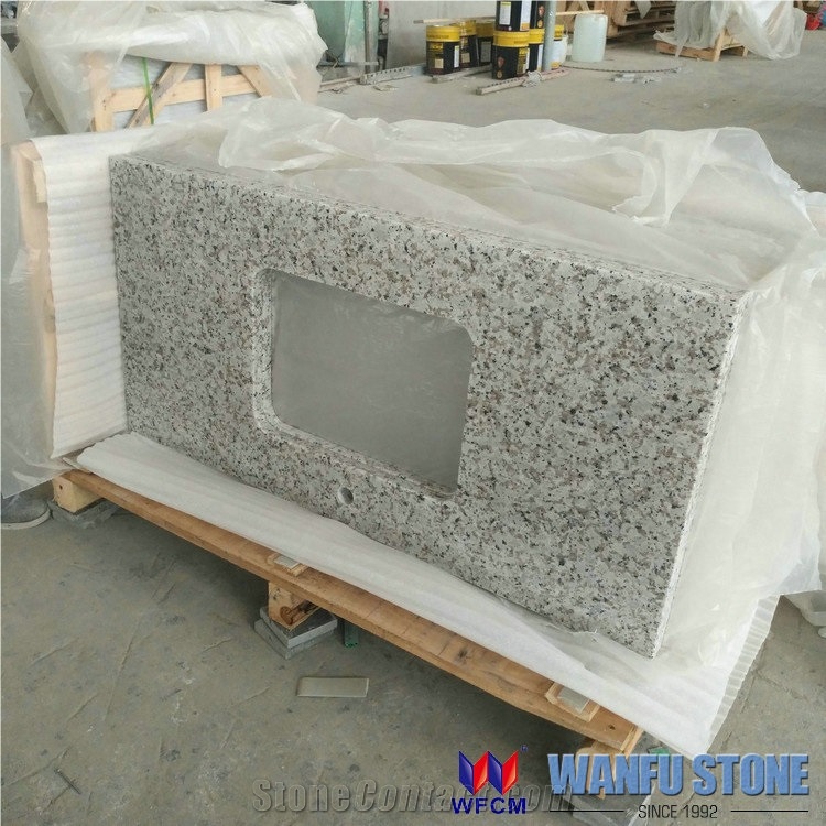 Wholesale Swan White Granite Prefab Countertops