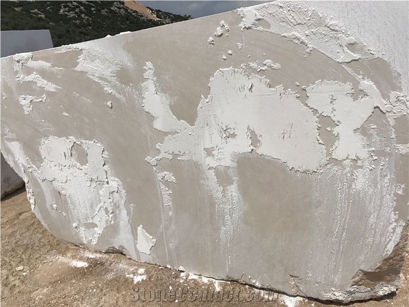 Bai Yulan Beige Marble Block, Turkey Beige Marble