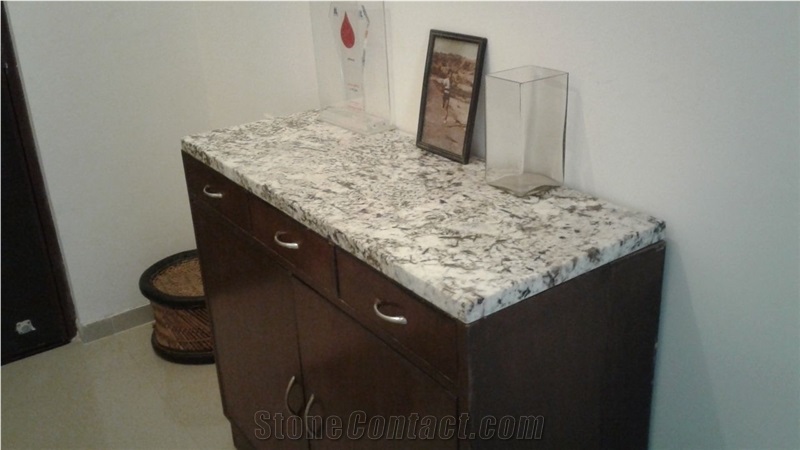 Oyster Pearl Granite Slabs & Tiles, India White Granite