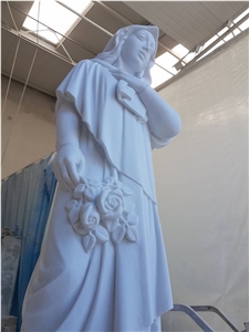 White Marble Memorial Sculptures