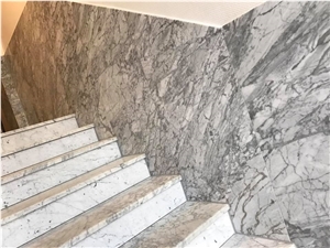 Bianco Carrara Marble Stair