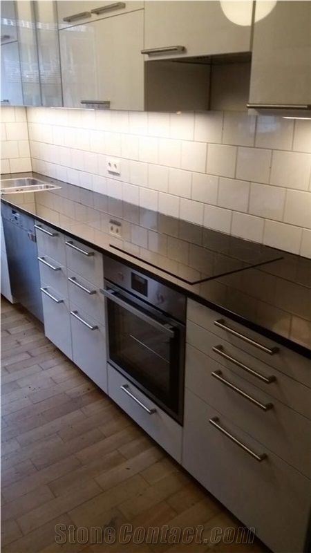Countertop 3 cm Nero Assoluto Polished