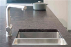 Antique Brown Granite Satin Finish Countertop