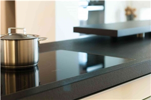 Granite Nero Assoluto Brushed Countertop
