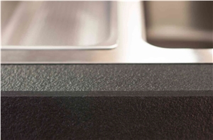 Granite Nero Assoluto Brushed Countertop