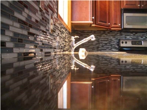 Glass Mosaic Tile Backsplash