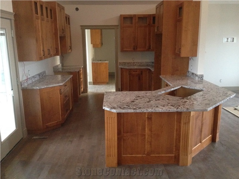Bianco Antico Granite Kitchen Countertop