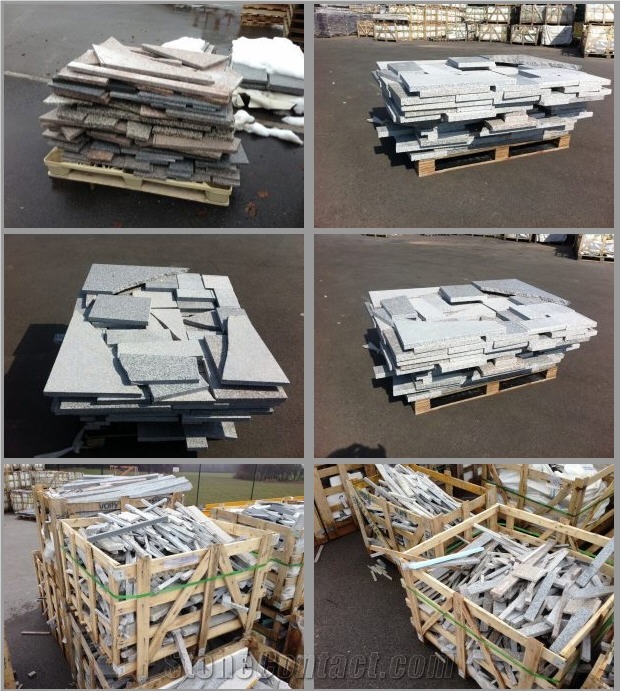 Granite Flagstone, Strips, Granite Palladian Tiles