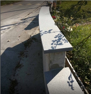 Oplotnica Sivi Grey Granite Wall Coping