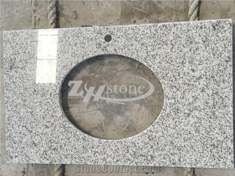Granite G654 Sesame Black Pandang Black Polished Vanity Top Bathroom Vanity Tops