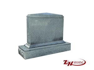Western Style Polished Traditional Serp Top Butterfly Blue/ Blue Hawaii Granite Double Upright Monument