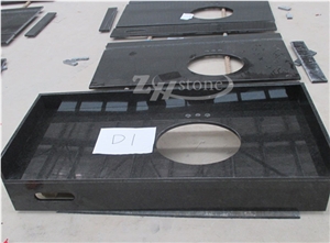 Wholesale Blue Pearl Countertop for Bathroom,Customized Bathroom Blue Granite Counterops