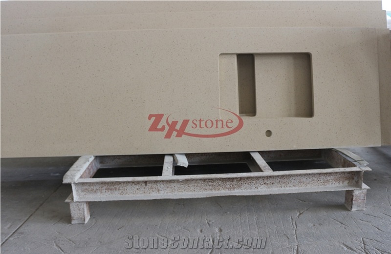 Zhs-Dnq53 Artifical Quartz Countertops Vanity Stone Solid Surfaces Hotel Kitchen Bathroom Counter Top Environmental