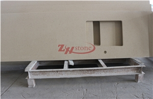 Zhs-Dnq53 Artifical Quartz Countertops Vanity Stone Solid Surfaces Hotel Kitchen Bathroom Counter Top Environmental
