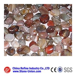 Agate River Pebble, Mixed Pebble Stone,River Stone,Striped Pebbles,Polished Pebbles,Pebble Stone Driveways,Pebble Walkway