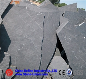 Black Big Random Slate,Irregular Flagstones,Flagstone Wall,Flagstone Walkway Pavers,Flagstone Road Paving,Flagstone Courtyard