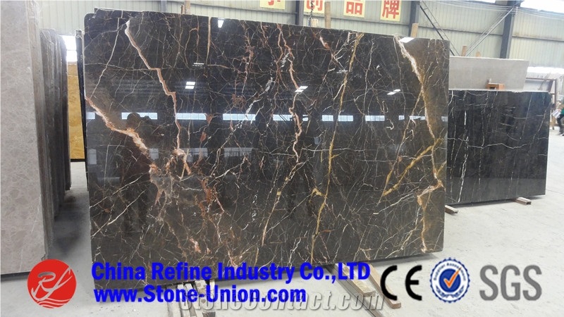 Black Tulip Marble,Tulip Black Marble,Golden Portoro Marble,China Portoro Marble,China Black Gold Marble for Exterior - Interior Wall and Floor